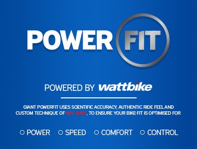 We now offer Powerfit in our Giant Swansea Store. Call us to find out more about this fantastic service